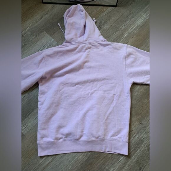 I Love Jesus Hoodie Sweatshirt Lilac Purple White Size M - Picture 6 of 9